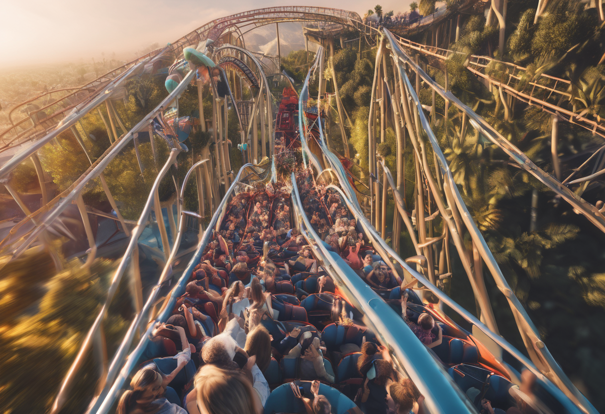 Лучшие моменты и впечатления посетителей американских горок